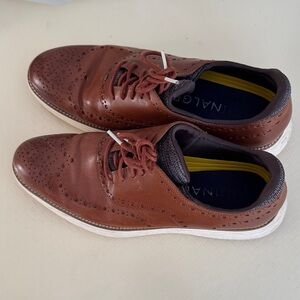 Cole Haan Chestnut Leather Derbys